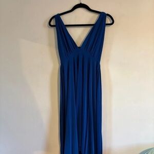 H&M Deep Blue Backless Dress